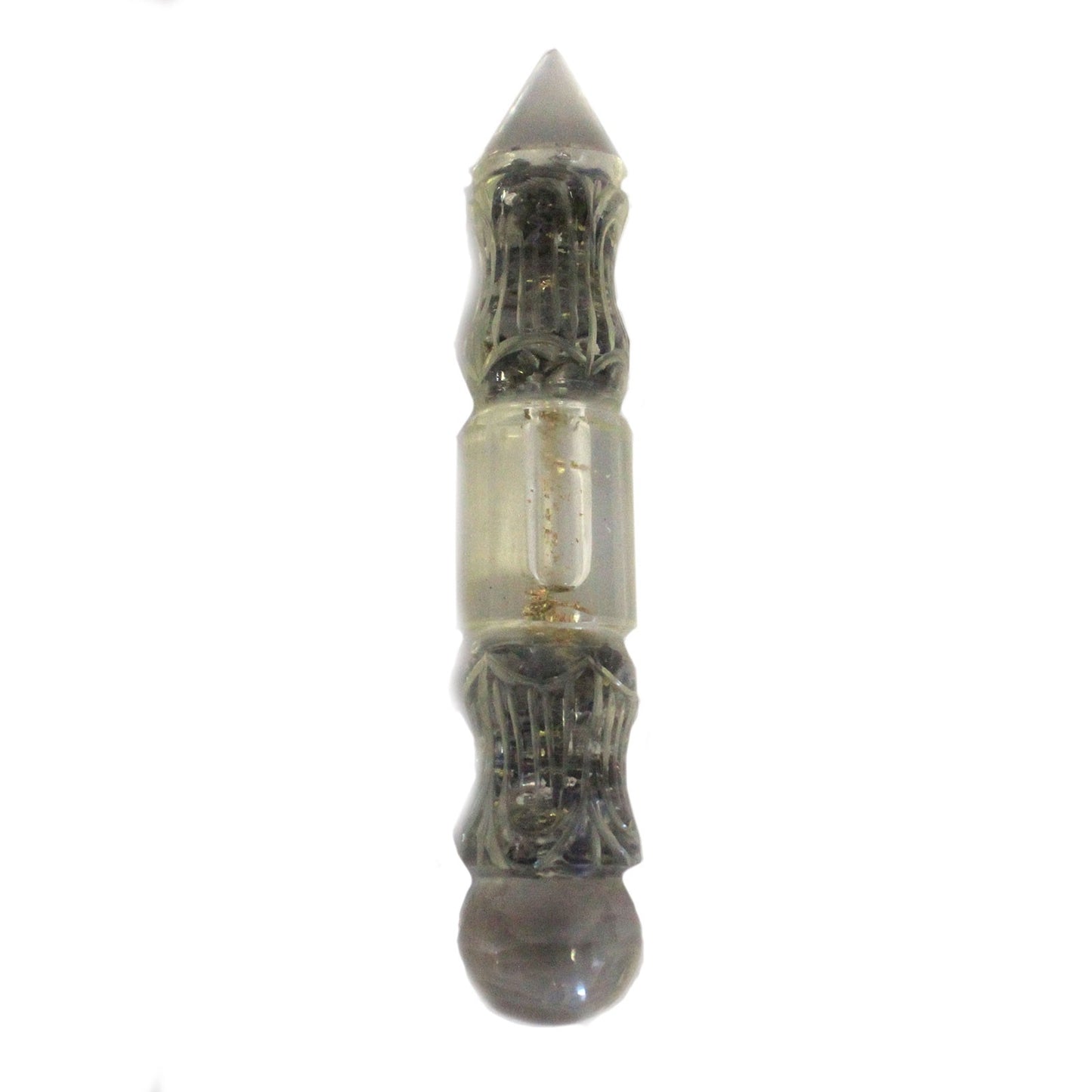 Orgonite Water Wand Carved with Copper & Gemchips - Premium Home Living & Improvement from AW DROPSHIP - Just $58.65! Shop now at Concordia Style Boutique