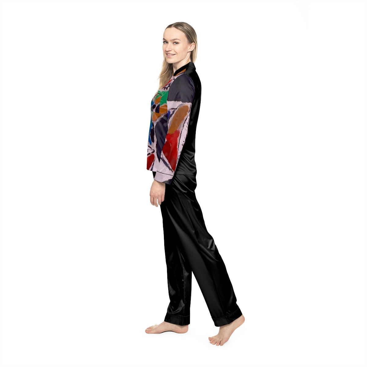 Women's Satin Pajamas (AOP) - Premium All Over Prints from Printify - Just $89.55! Shop now at Concordia Style Boutique