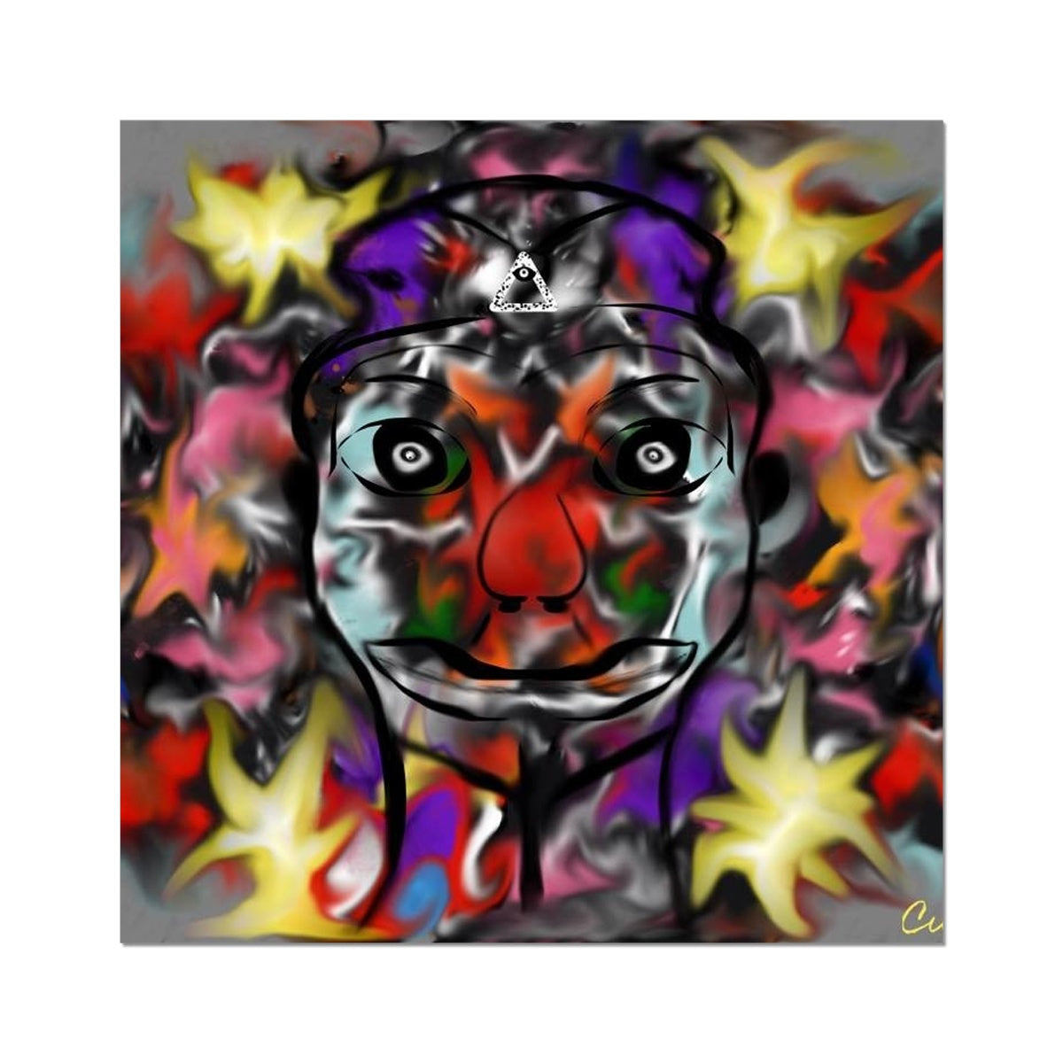 Tears of a Clown Rolled Eco Canvas - Premium Fine art from Prodigi - Just $8.32! Shop now at Concordia Style Boutique