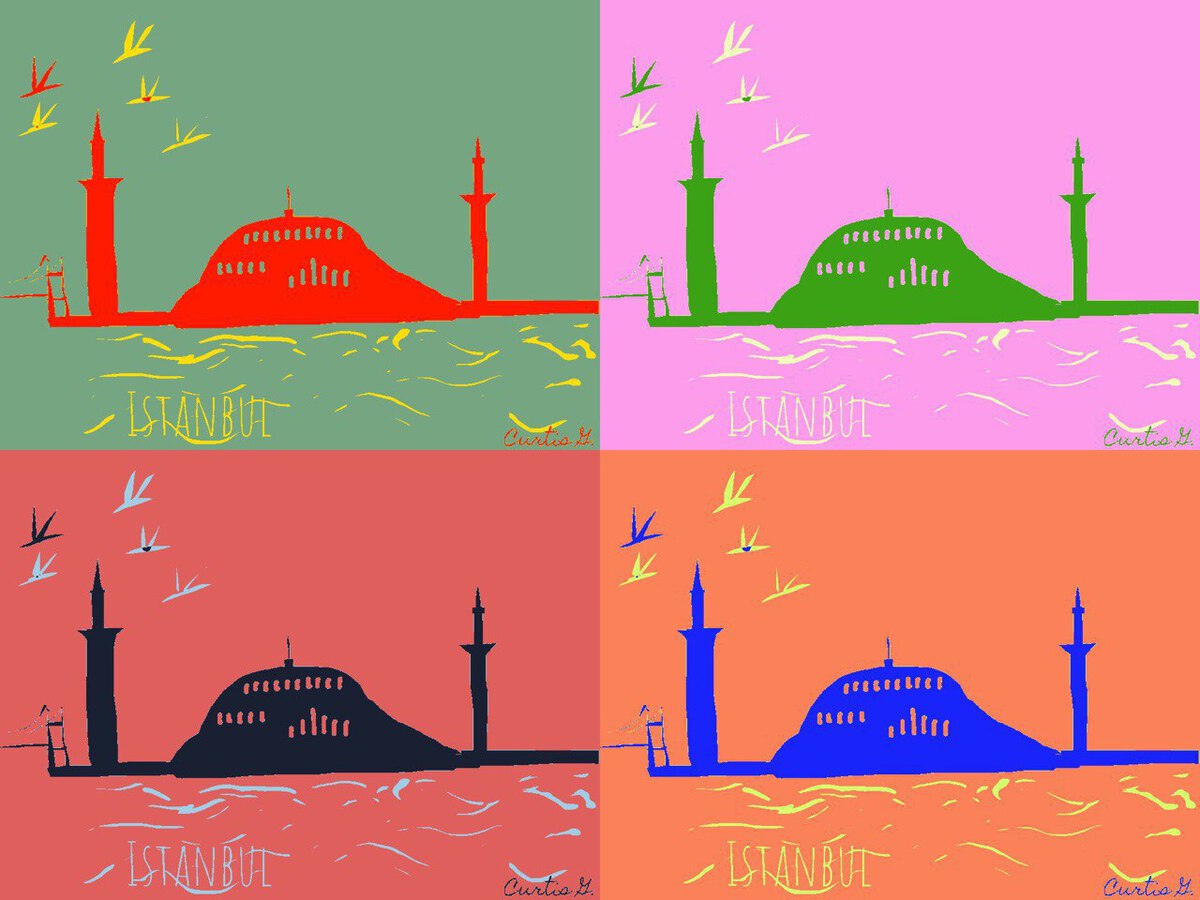 Istanbul Goes Pop - Premium artwork from Concordia Style - Just $24! Shop now at Concordia Style Boutique