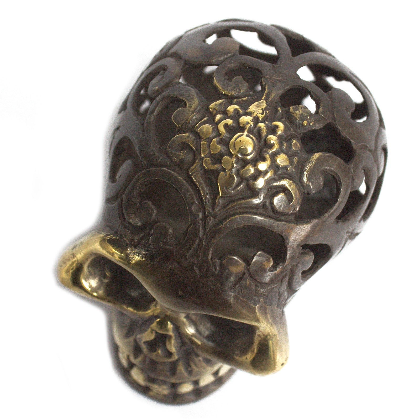 Vintage Brass Skull - Lrg - Premium Home Living & Improvement from AW DROPSHIP - Just $36.27! Shop now at Concordia Style Boutique