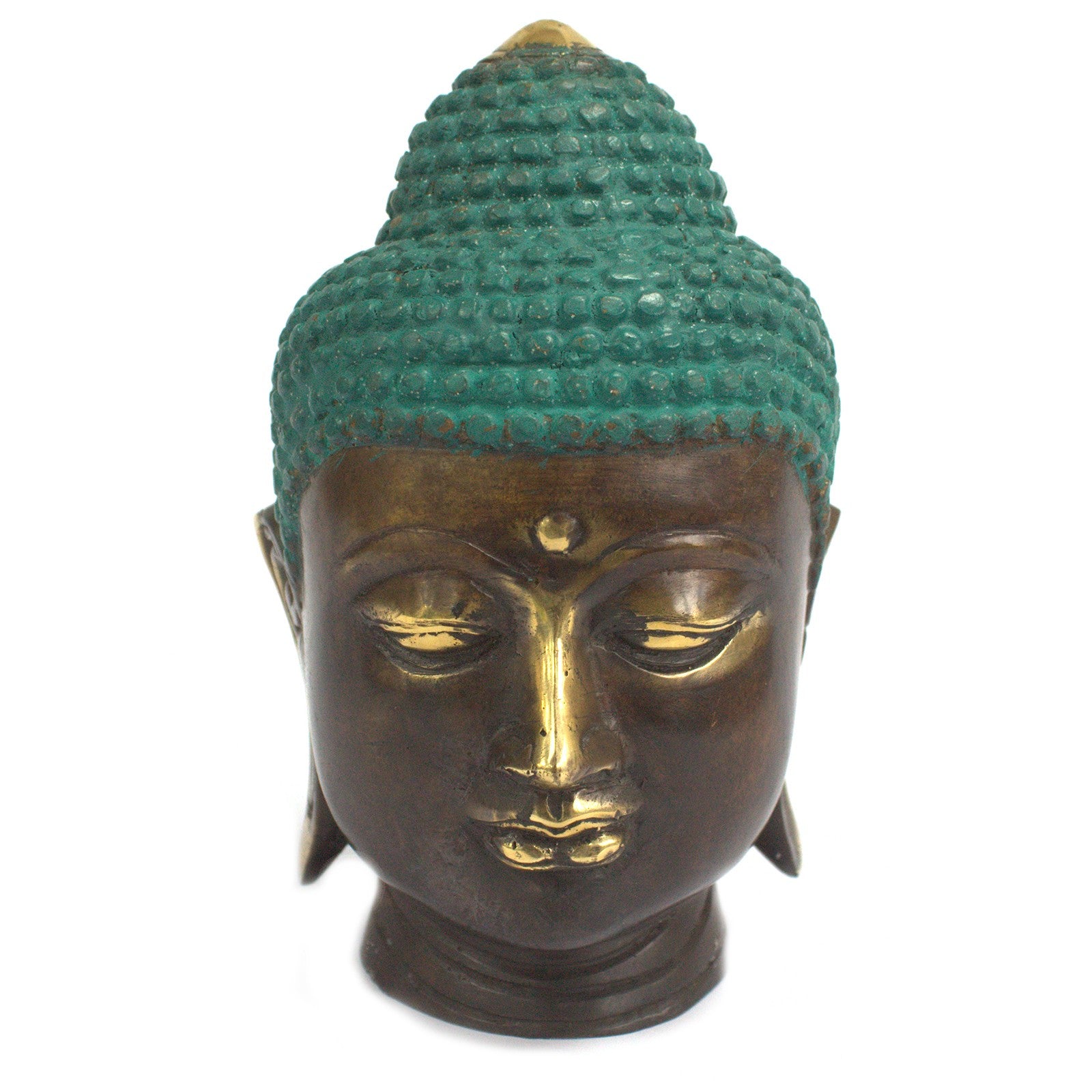 Large Classic Brass Buddha Head - Premium Home Living & Improvement from AW DROPSHIP - Just $46.81! Shop now at Concordia Style Boutique