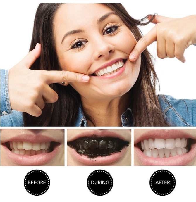 1 - coconut shells activated carbon teeth whitening organic natural bamboo charcoal toothpaste powder whitening teeth