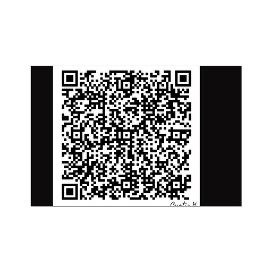 Scan Me Rolled Canvas - Premium Fine art from Prodigi - Just $8.32! Shop now at Concordia Style Boutique