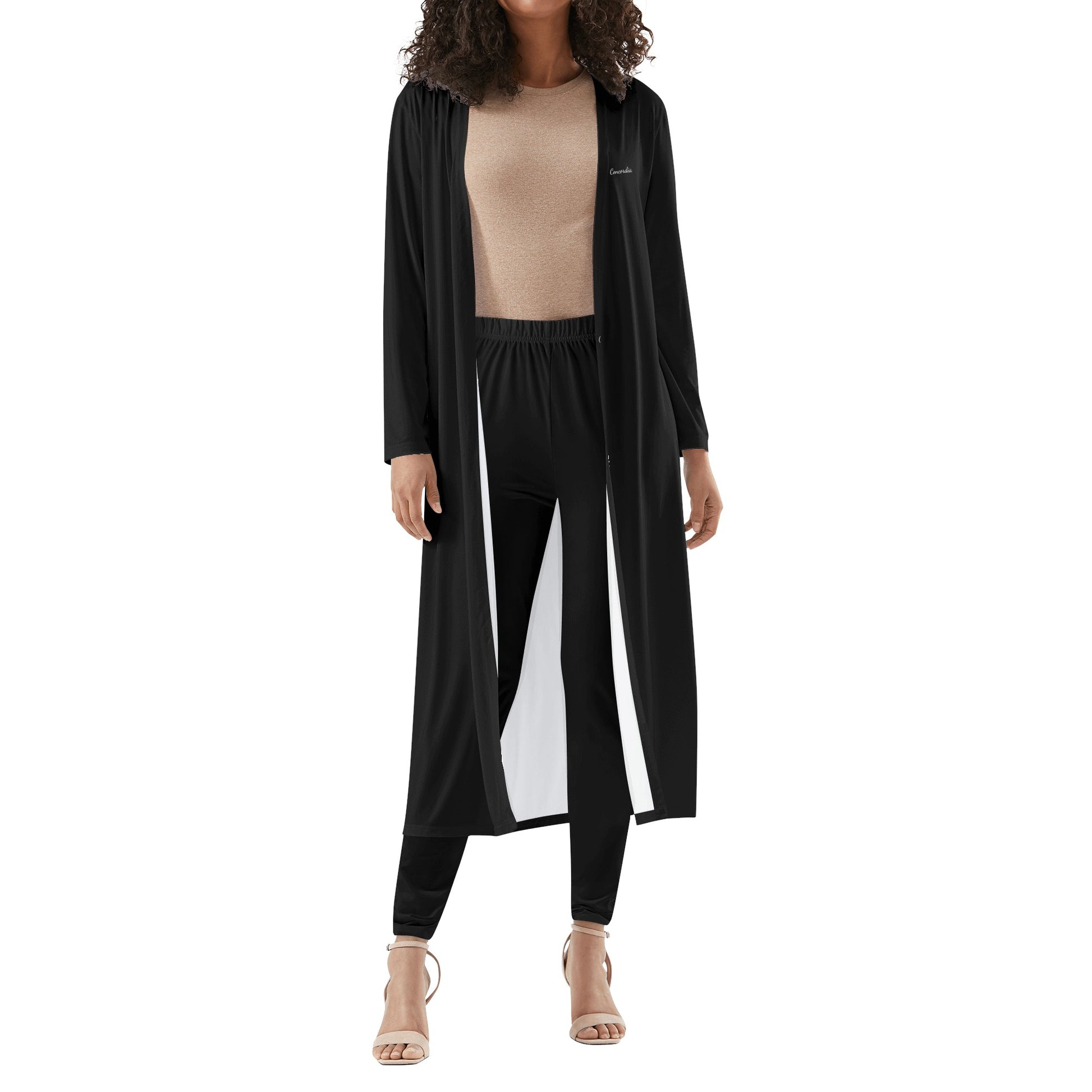 Womens Long Sleeve Cardigan and Leggings 2pcs - Premium  from Concordia Style Boutique - Just $40.98! Shop now at Concordia Style Boutique