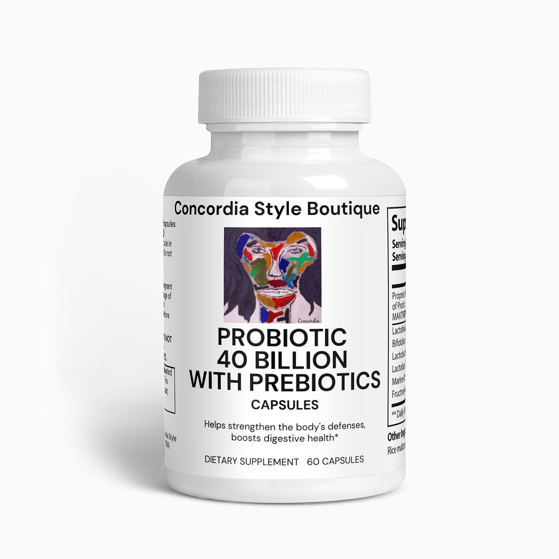 Probiotic 40 Billion with Prebiotics - Premium Specialty Supplements from Concordia Style Boutique - Just $32! Shop now at Concordia Style Boutique