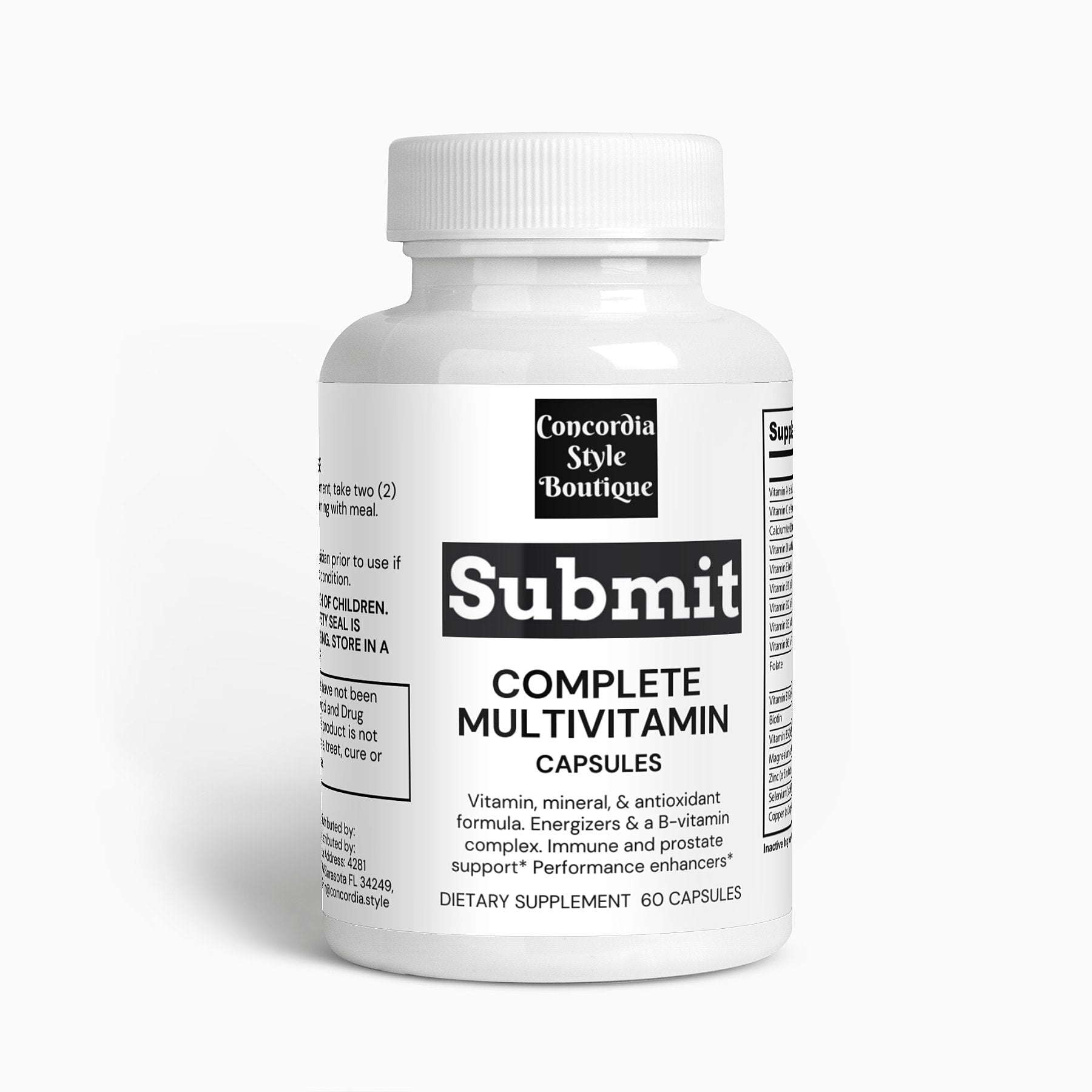 Complete Multivitamin - Submit - Premium Vitamins & Minerals from Concordia Style Boutique - Just $15.50! Shop now at Concordia Style Boutique