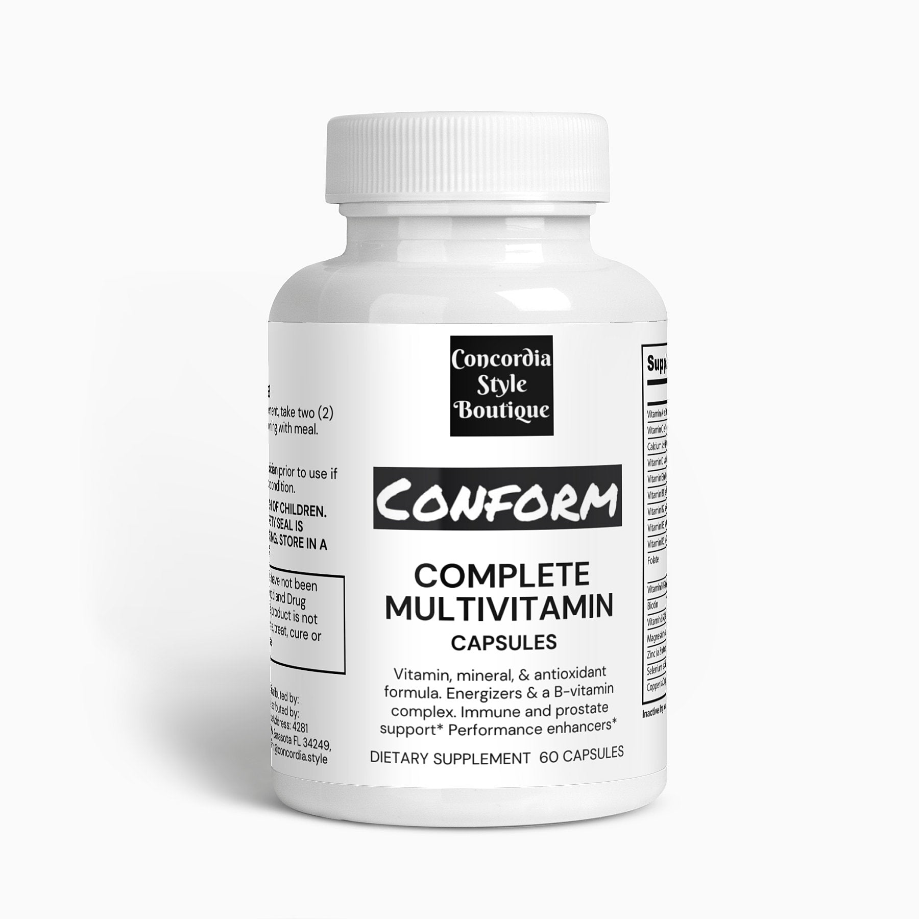 Complete Multivitamin - Conform - Premium Vitamins & Minerals from Concordia Style Boutique - Just $16.67! Shop now at Concordia Style Boutique