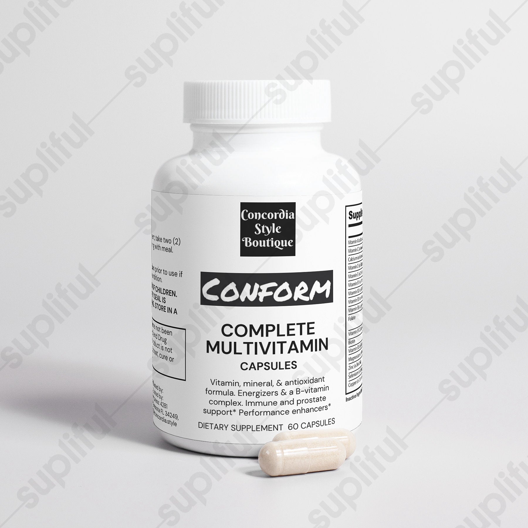 Complete Multivitamin - Conform - Premium Vitamins & Minerals from Concordia Style Boutique - Just $15.50! Shop now at Concordia Style Boutique