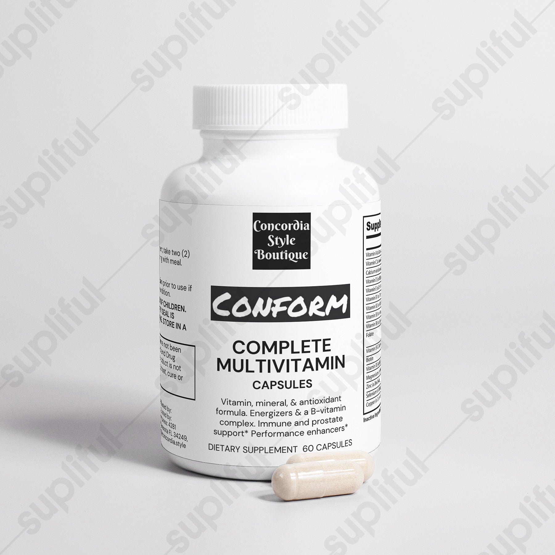 Complete Multivitamin - Conform - Premium Vitamins & Minerals from Concordia Style Boutique - Just $16.67! Shop now at Concordia Style Boutique