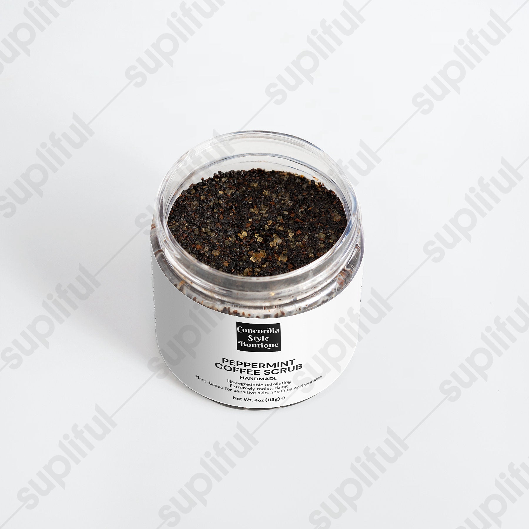 Peppermint Coffee Scrub - Ships exclusively to US - Premium Peppermint Coffee Scrub from Concordia Style Boutique - Just $14.55! Shop now at Concordia Style Boutique