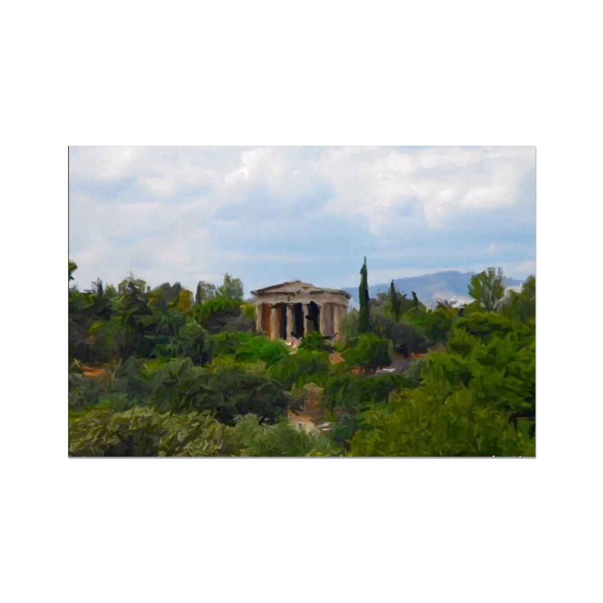 Athens Rolled Eco Canvas - Premium Fine art from Prodigi - Just $8.32! Shop now at Concordia Style Boutique