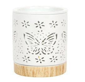 Matte Ceramic Butterfly Oil Burner - Premium Home Living & Improvement from AW DROPSHIP - Just $27.31! Shop now at Concordia Style Boutique