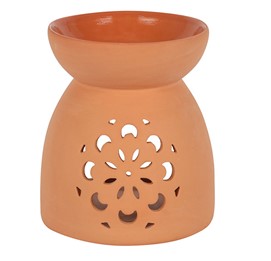 Floral Cutout Terracotta Effect Oil Burner - Premium Floral Cutout Terracotta Effect Oil Burner from AW DROPSHIP - Just $27.67! Shop now at Concordia Style Boutique
