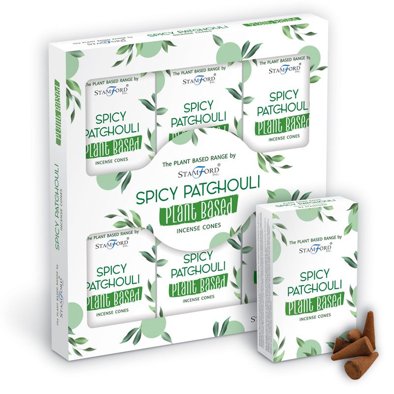 Plant Based Incense Cones - Spicy Patchouli (4 Sets) - Premium Home Living & Improvement from AW DROPSHIP - Just $19.84! Shop now at Concordia Style Boutique