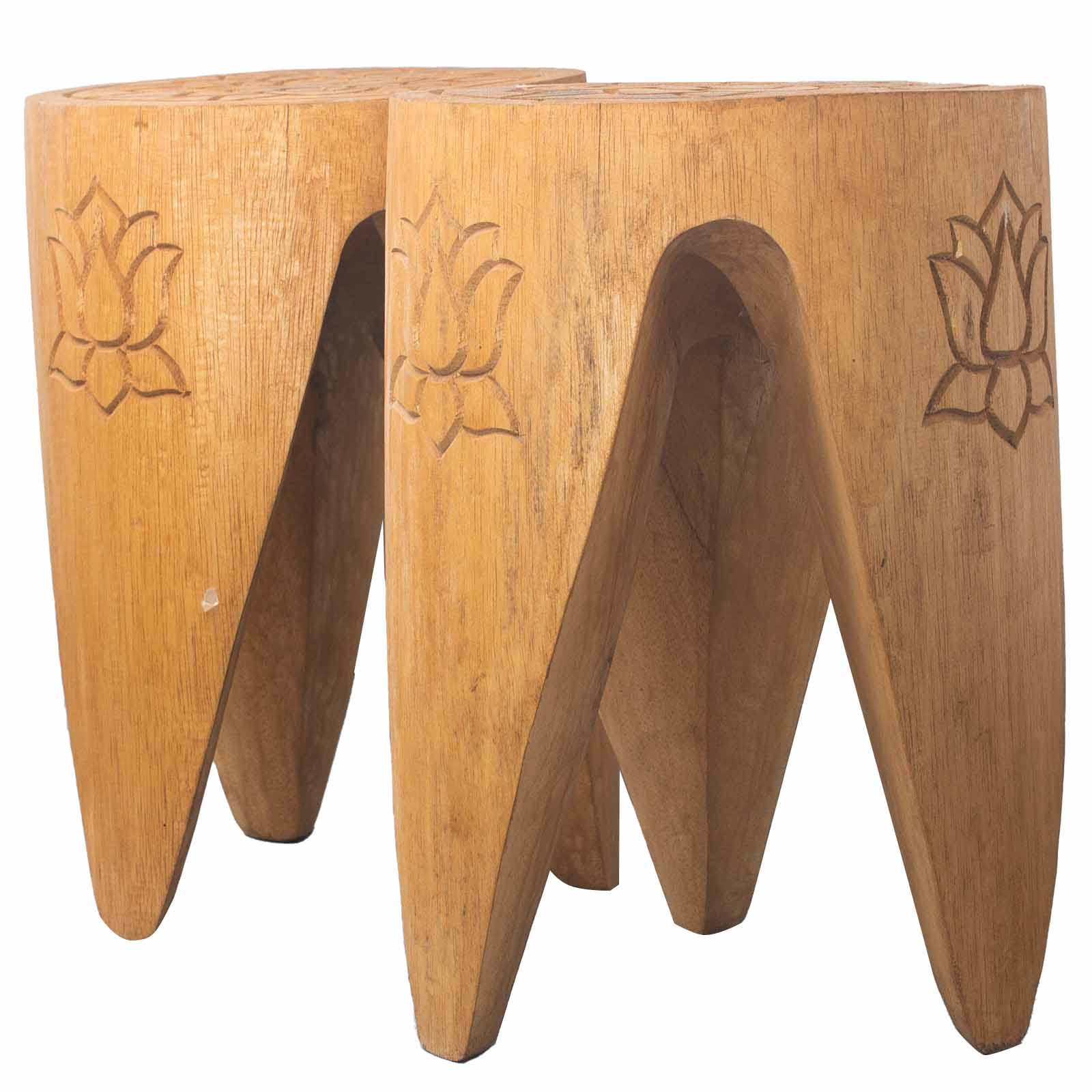 Interlocking Table/Stool set of 2 - Natural - Premium Home Living & Improvement from AW DROPSHIP - Just $91.14! Shop now at Concordia Style Boutique