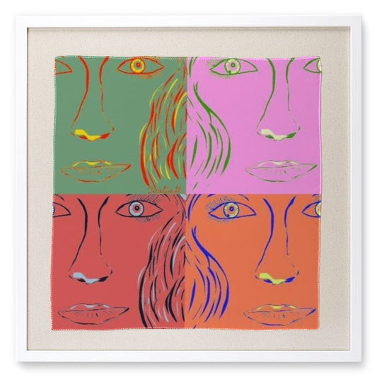 Framed Silk Scarf - Premium artwork from Concordia Style Boutique - Just $156! Shop now at Concordia Style Boutique