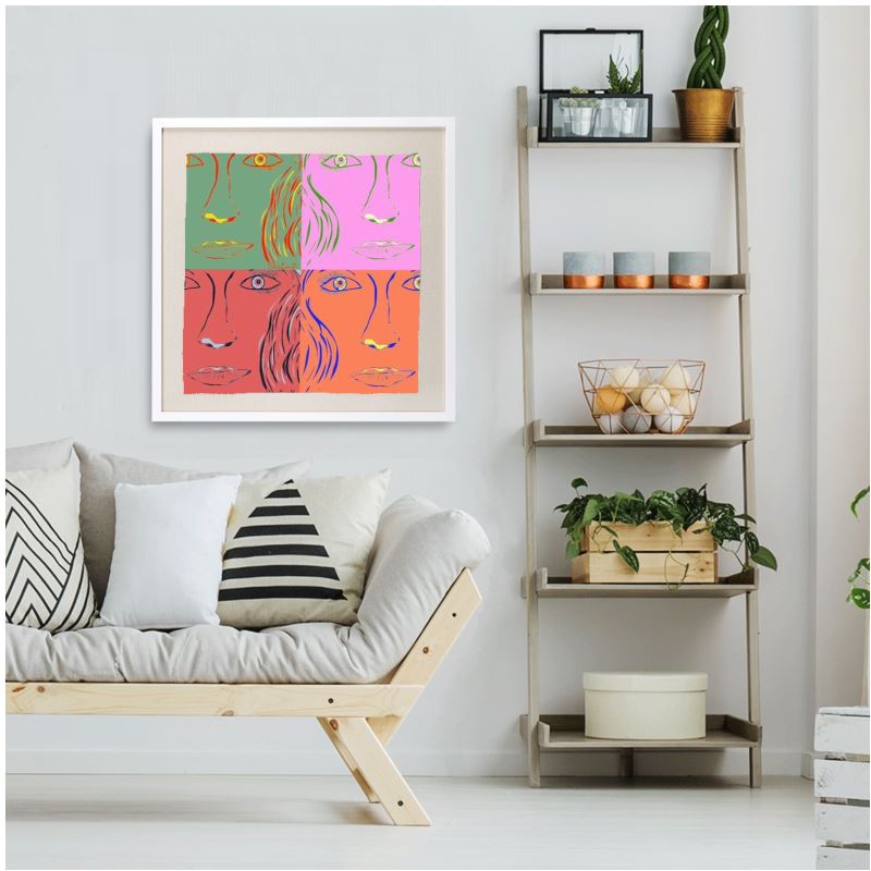 Framed Silk Scarf - Premium artwork from Concordia Style Boutique - Just $156! Shop now at Concordia Style Boutique