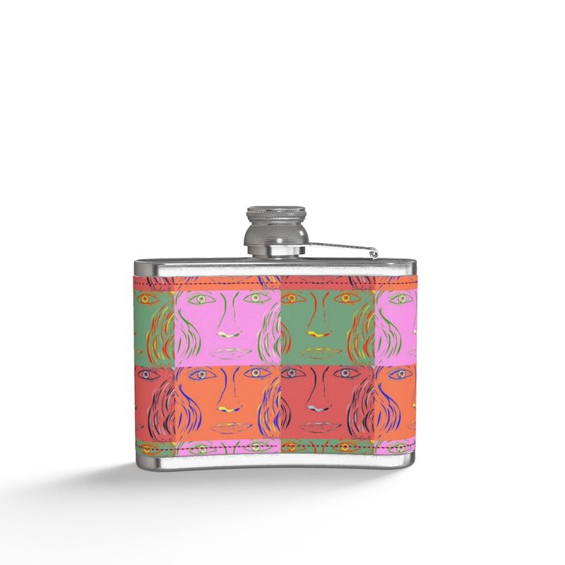 Leather Wrapped Hip Flask - Premium Leather Wrapped Hip Flask from Concordia Style Boutique - Just $200! Shop now at Concordia Style Boutique