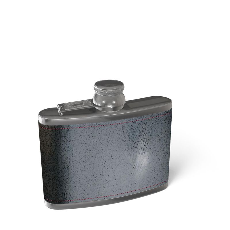 Leather Wrapped Hip Flask - Premium Leather Wrapped Hip Flask from Concordia Style Boutique - Just $200! Shop now at Concordia Style Boutique