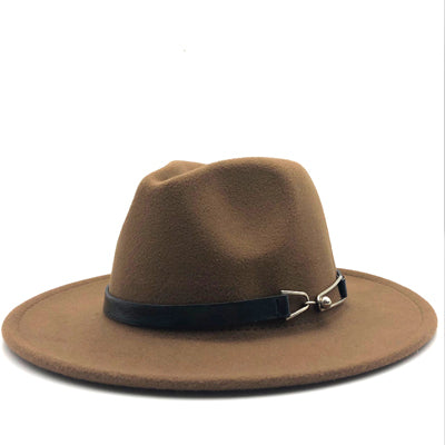 Wool Vintage Gangster Trilby Felt Fedora Hat With Wide Brim Gentlemen and Ladies - Premium hat from Concordia Style Boutique - Just $22.14! Shop now at Concordia Style Boutique