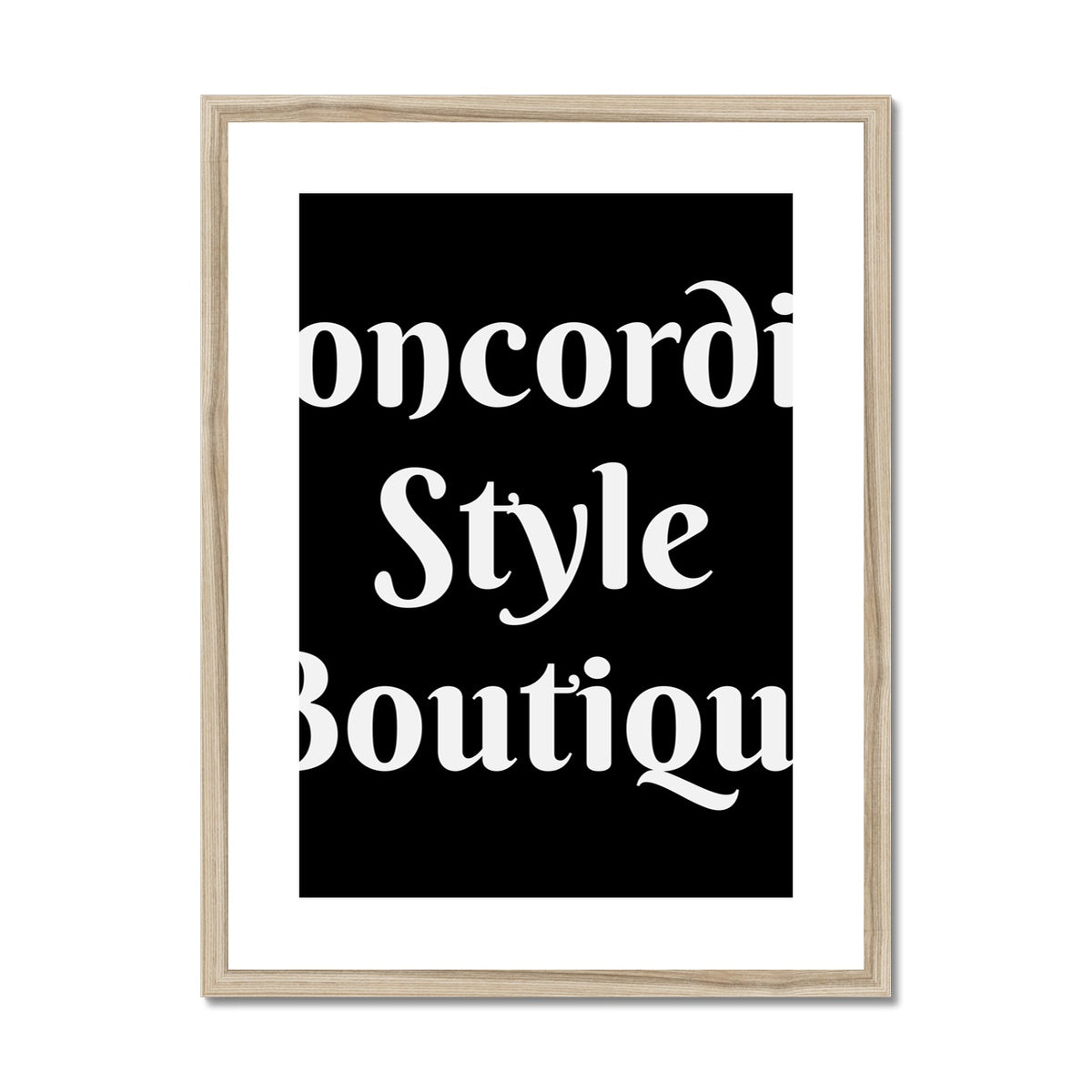 Concordia Style Boutique Framed & Mounted Print