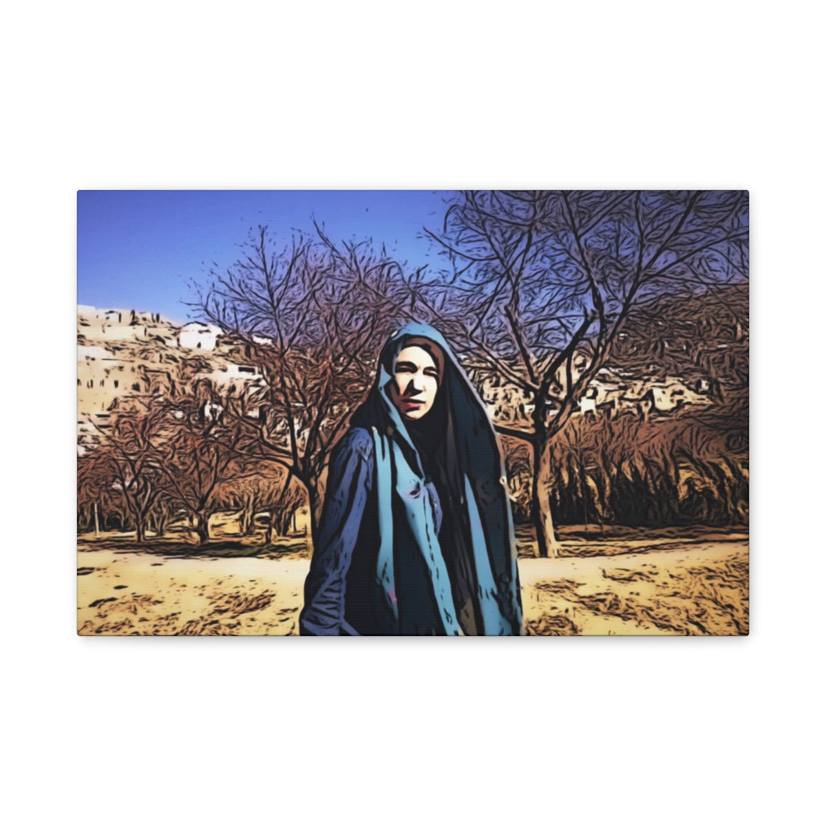 Linda in Kabul - Classic Canvas