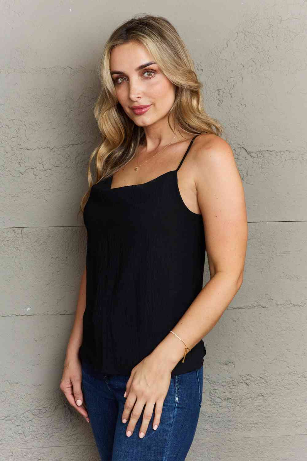 Ninexis For The Weekend Loose Fit Cami - Premium cami from Trendsi - Just $16.08! Shop now at Concordia Style Boutique