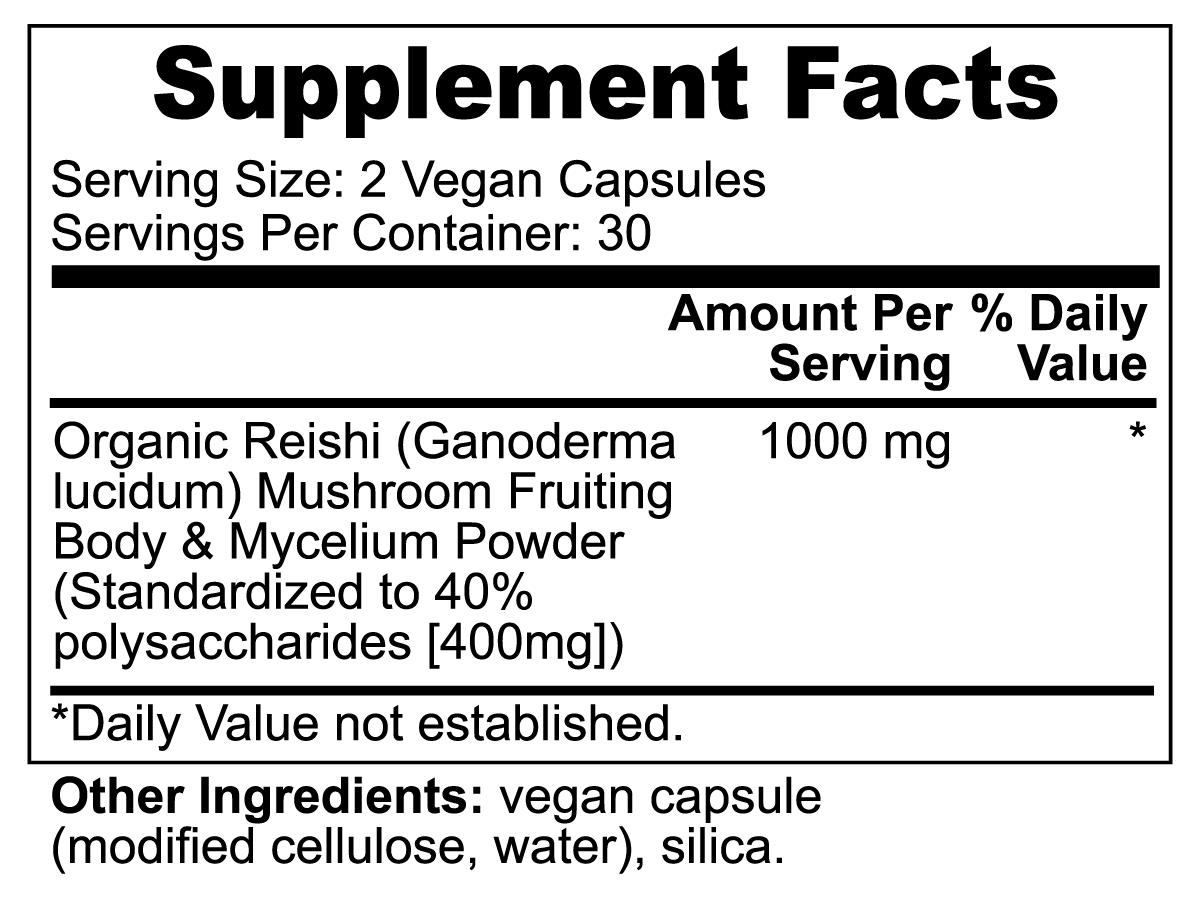 Reishi Mushroom - Premium Natural Extracts from Concordia Style Boutique - Just $36.70! Shop now at Concordia Style Boutique