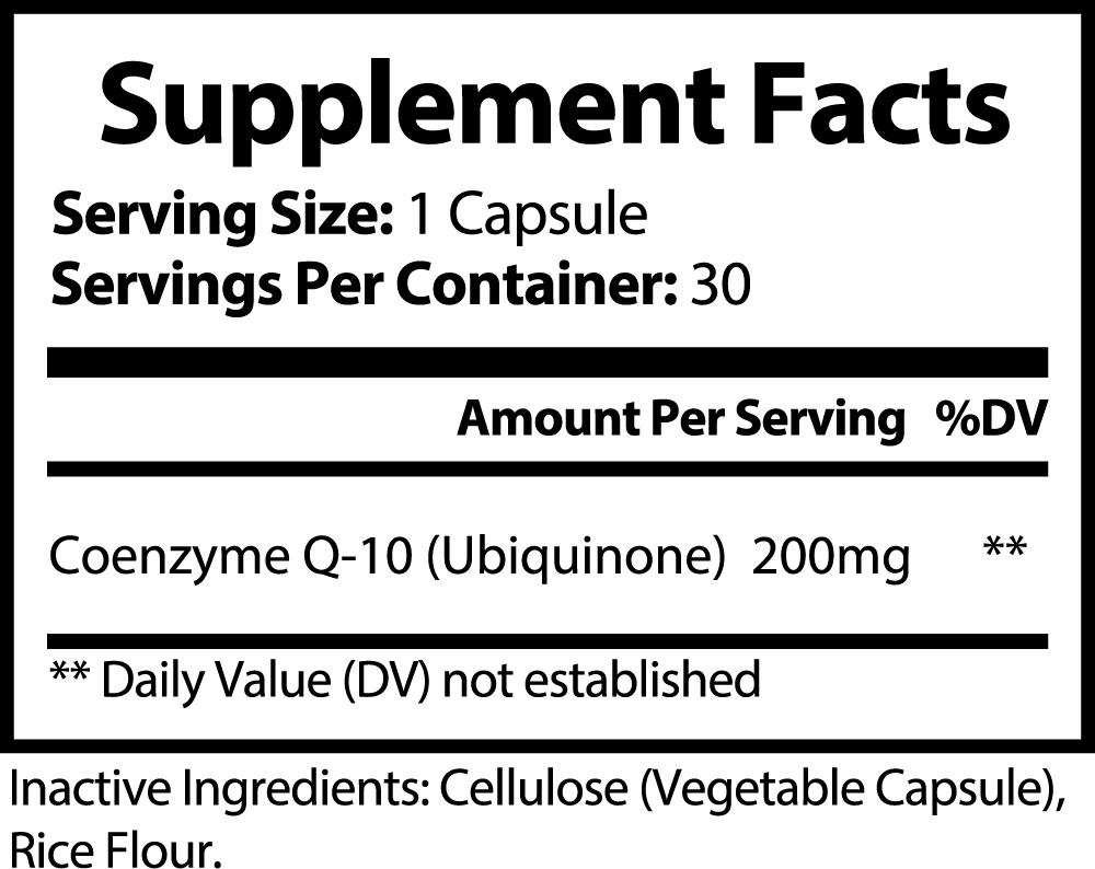 CoQ10 Ubiquinone - Premium CoQ10 Ubiquinone from Concordia Style Boutique - Just $24! Shop now at Concordia Style Boutique