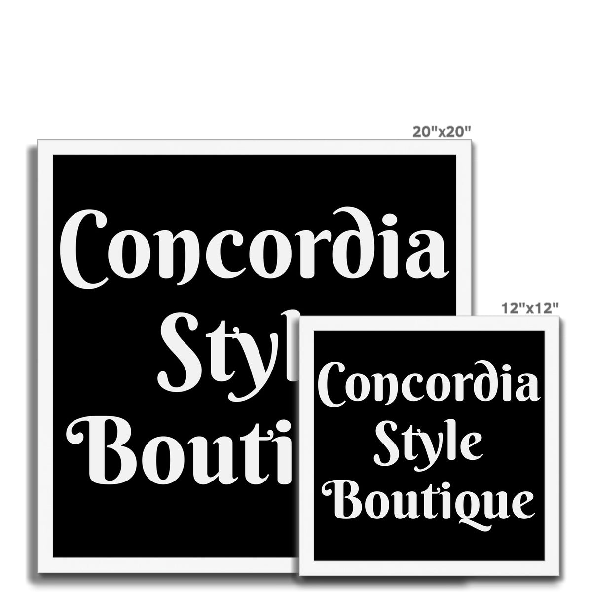 Concordia Style Boutique Budget Framed Poster