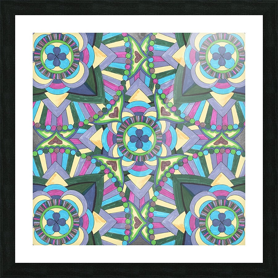 Hand Painted Watercolor Mandala Meditation Pattern - Premium artwork from Concordia Style Boutique - Just $46! Shop now at Concordia Style Boutique