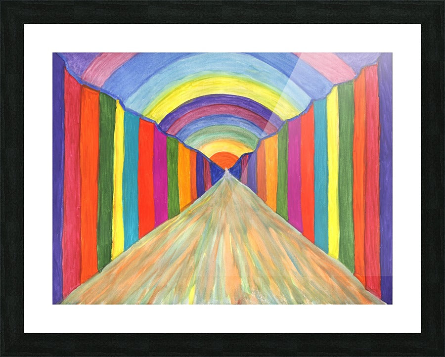 Colorful abstract painting. Perspective - Premium artwork from Concordia Style Boutique - Just $64! Shop now at Concordia Style Boutique