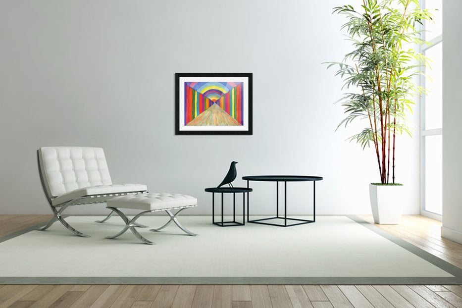 Colorful abstract painting. Perspective - Premium artwork from Concordia Style Boutique - Just $64! Shop now at Concordia Style Boutique