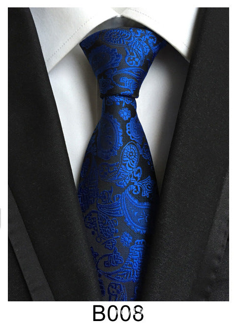 Factory  Tie Polyester Jacquard Tie Men's Casual Formal Wear Professional Business Tie Spot Supply