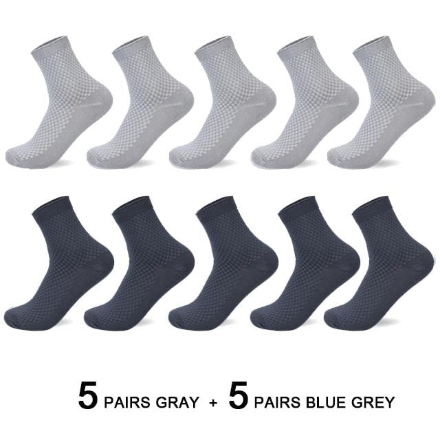 Bamboo Fiber Socks (10 Pairs ) - Premium Bamboo Fiber Socks from Concordia Style Boutique - Just $13.85! Shop now at Concordia Style Boutique