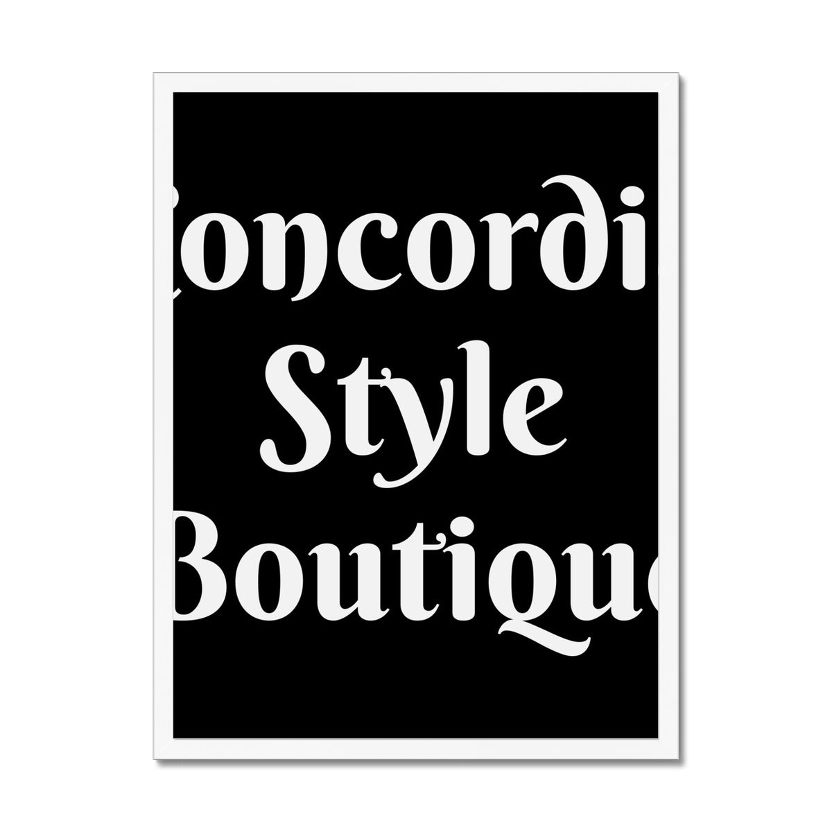 Concordia Style Boutique Framed Print
