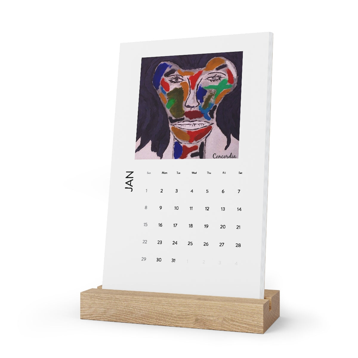 Vertical Desk Calendar (2023) - Premium Calendar from Printify - Just $28.98! Shop now at Concordia Style Boutique