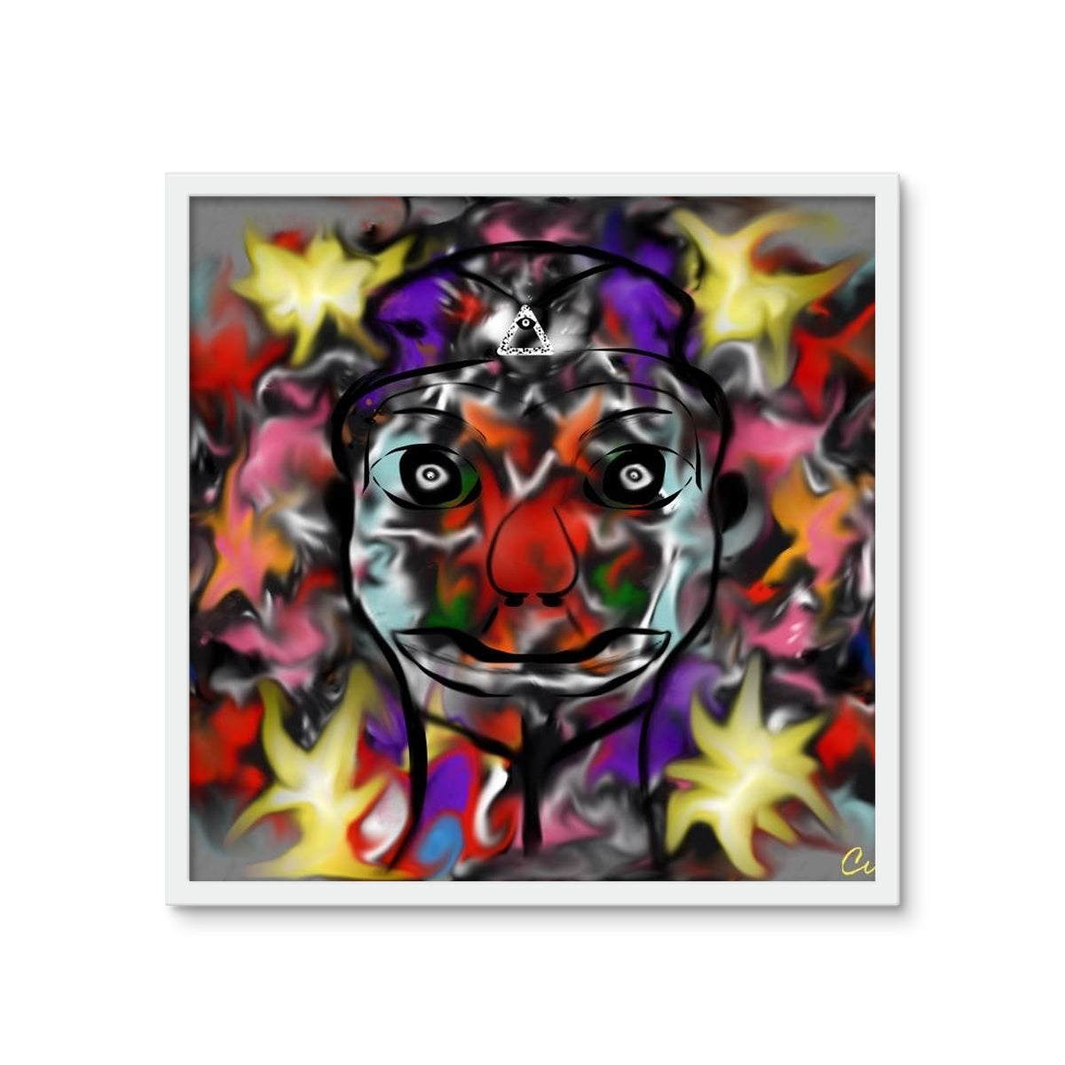 Tears of a Clown Framed Photo Tile - Premium Fine art from Prodigi - Just $8.32! Shop now at Concordia Style Boutique