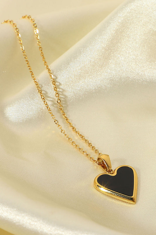 Bordered Heart Chain Necklace - Premium Jewelry from Concordia Style Boutique - Just $6.89! Shop now at Concordia Style Boutique