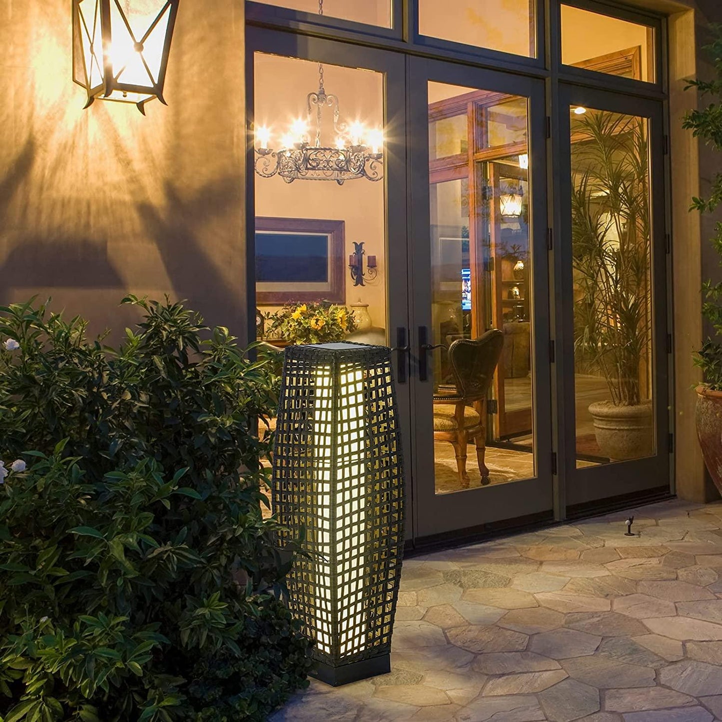 Outdoor Solar-Powered Floor Lamp - Premium Outdoor Solar-Powered Floor Lamp from MyDepot - Just $83.80! Shop now at Concordia Style Boutique