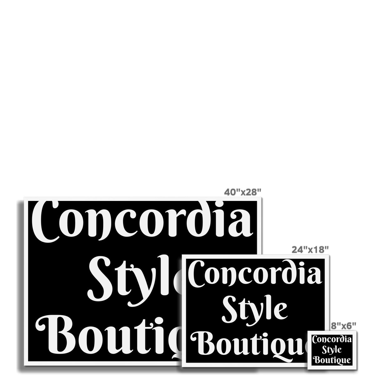 Concordia Style Boutique Framed Print