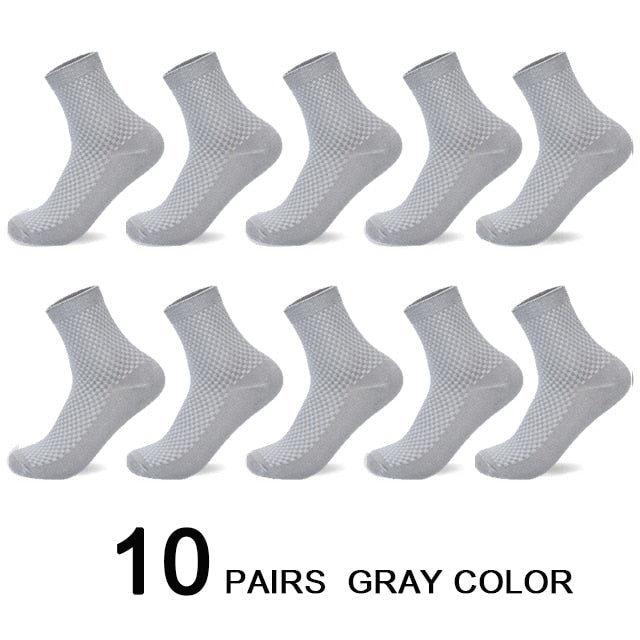 Bamboo Fiber Socks (10 Pairs ) - Premium Bamboo Fiber Socks from Concordia Style Boutique - Just $13.85! Shop now at Concordia Style Boutique