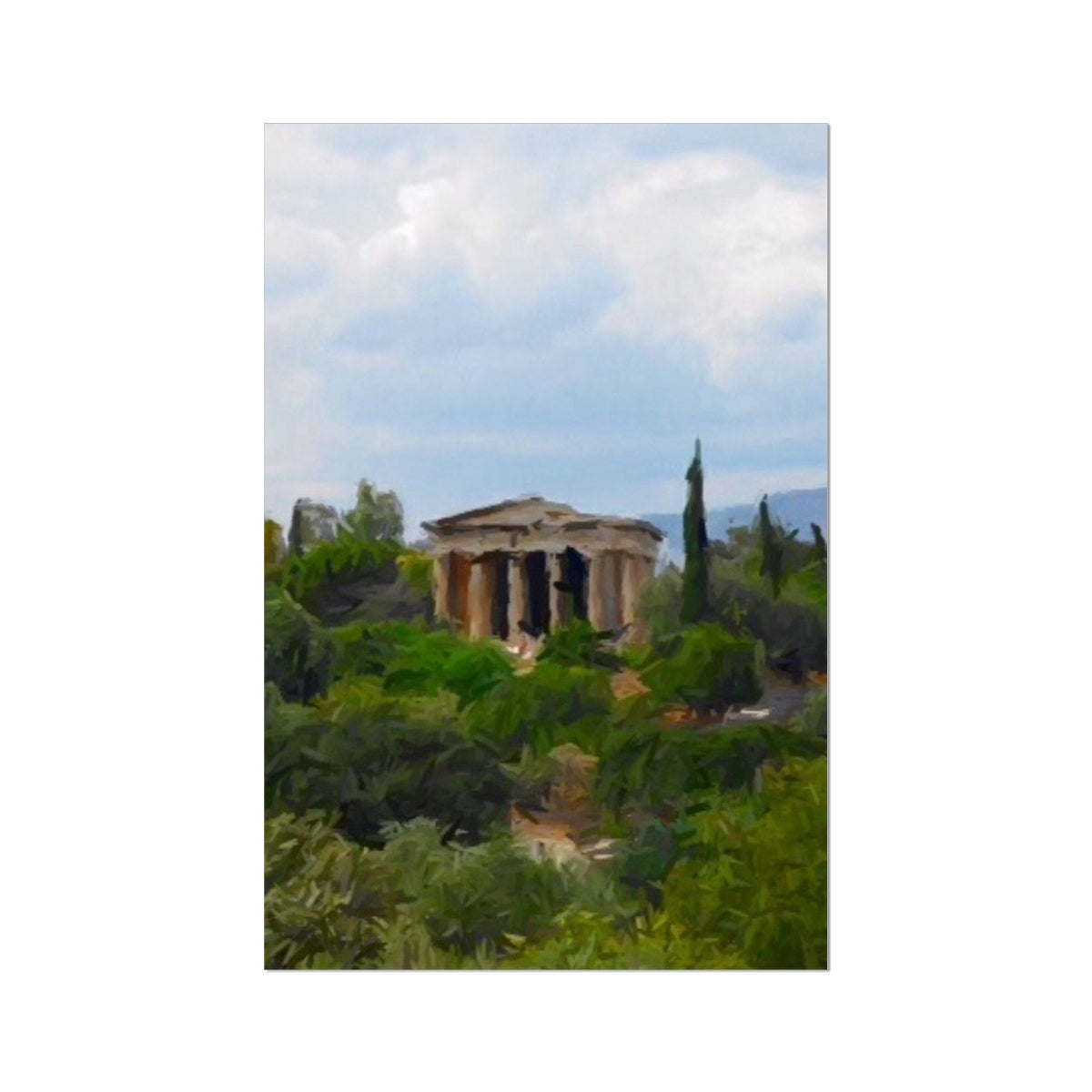 Athens Rolled Eco Canvas - Premium Fine art from Prodigi - Just $8.32! Shop now at Concordia Style Boutique