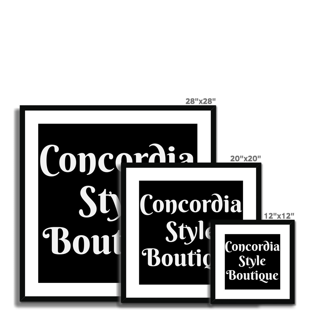 Concordia Style Boutique Framed & Mounted Print