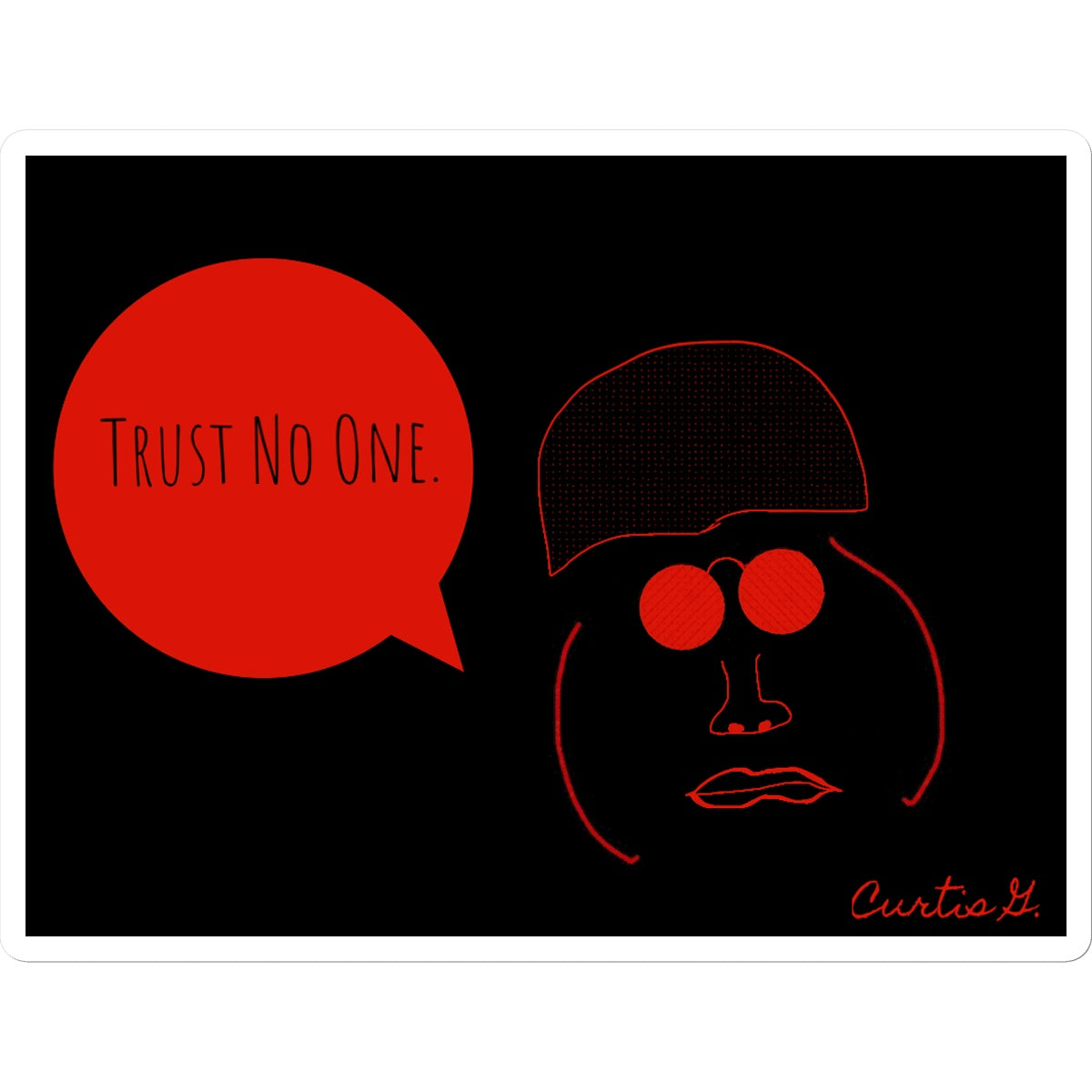 Trust Sticker - Premium Stickers from Prodigi - Just $1.33! Shop now at Concordia Style Boutique