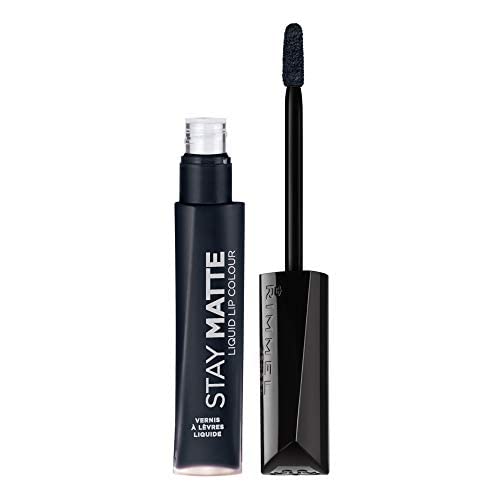 Rimmel London Stay Matte Liquid Lip Color with Full Coverage Kiss-Proof Waterproof Matte Lipstick Formula that Lasts 12 Hours - 810 Plum This Show, .21oz - Premium lipstick from Concordia Style Boutique - Just $5! Shop now at Concordia Style Boutique