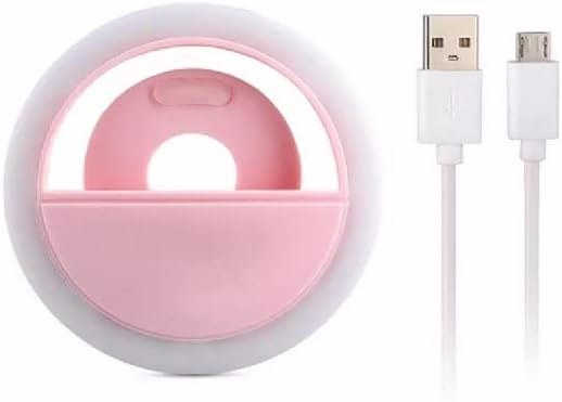 Affordable and Easy to use Selfie Light for iPhone & Android， Portable Clip-on Ring Rechargeable LED iPad Photography Live Camera Video Girls Makeup (White, Blue, Pink) (Blue) - Premium Selfie Light for iPhone & Android from Concordia Style Boutique - Just $12.47! Shop now at Concordia Style Boutique