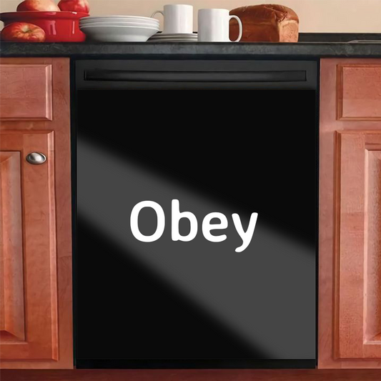 Dishwasher Magnetic Stickers - Obey - Premium Dishwasher Magnetic Stickers from Concordia Style Boutique - Just $35! Shop now at Concordia Style Boutique