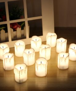 12Pcs Best Flameless Battery Candles - Cool Tealight Candles/